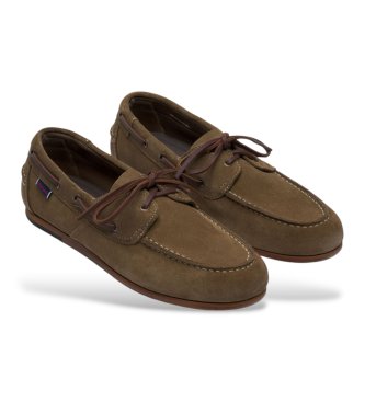 Sebago Mocasines de Piel Owen taupe