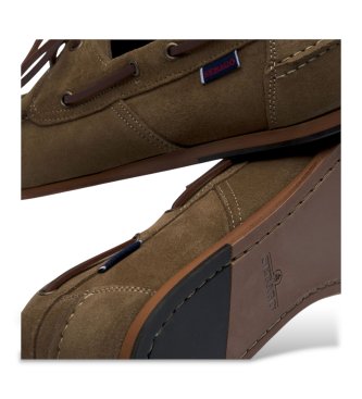Sebago Mocasines de Piel Owen taupe