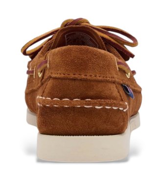Sebago Mocassini Portland Artisan in pelle marrone Ox