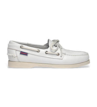 Sebago Portland Leder-Slipper wei�