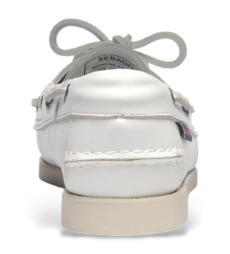 Sebago Portland Leder-Slipper wei�