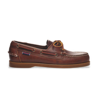 Sebago Portland Loafers aus gewachstem Leder braun