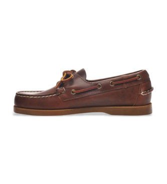 Sebago Portland Loafers aus gewachstem Leder braun