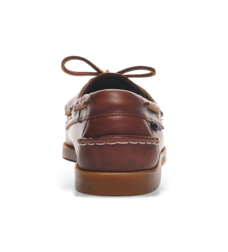 Sebago Portland Loafers i voksbehandlet lder, brun