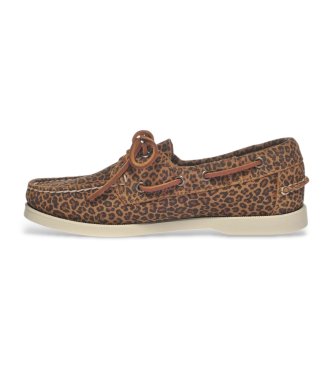 Sebago Mocassins en cuir imprim� animal Portland Flesh Out