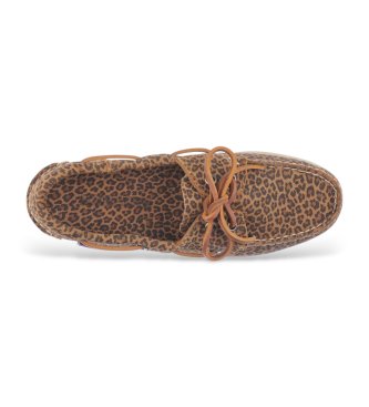 Sebago Mocassins en cuir imprim� animal Portland Flesh Out