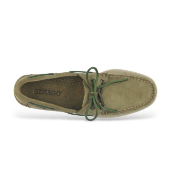 Sebago Portland Flesh Out grnne loafers i lder