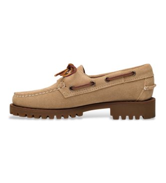 Sebago Mocassini in pelle beige Ranger