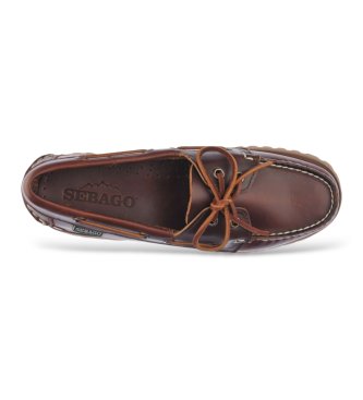 Sebago Mocasines de Piel Ranger Waxy marrón