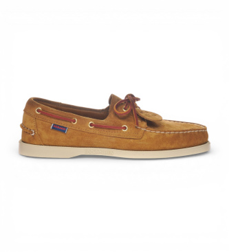 Sebago Portland Artisan Ox brown leather boat shoes Portland Artisan Ox brown