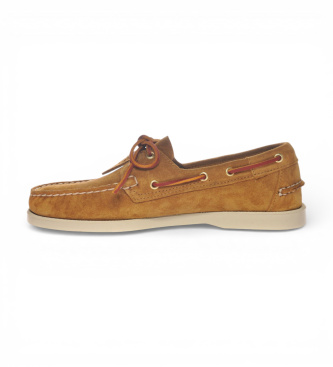 Sebago Portland Artisan Ox brown leather boat shoes Portland Artisan Ox brown