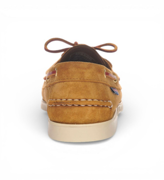 Sebago Portland Artisan Ox brown leather boat shoes Portland Artisan Ox brown