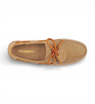 Sebago Portland Artisan Ox taupe Portland Artisan Ox Leather Boat Shoes