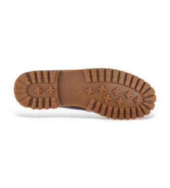 Sebago Ranger Waxy brown leather boat shoes