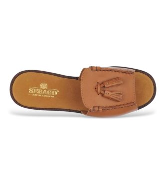 Sebago Leather sandals Will Slide Pop brown