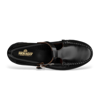 Sebago Skórzane buty Aurora w kolorze czarnym