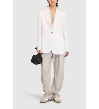 Semicouture White Ebony blazer