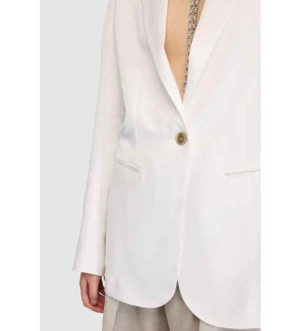 Semicouture White Ebony blazer
