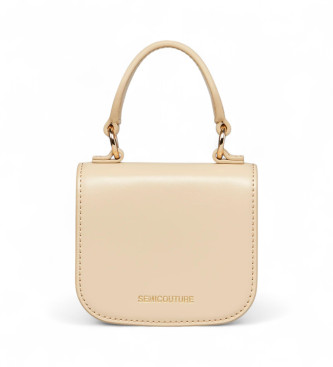 Semicouture Mini bolsa Afrodite bege
