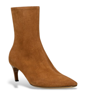 Semicouture Igor Stivaletto bottines en daim marron
