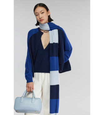 Semicouture Szalik Blue Linnet