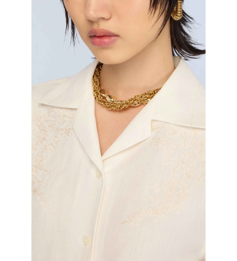 Semicouture Olive shirt off-white