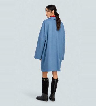 Semicouture Cappotto Sigmund blu