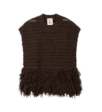 Semicouture Gilet Wendi marron