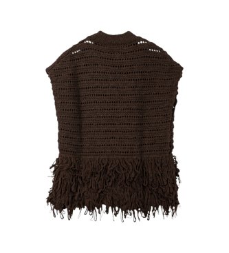 Semicouture Gilet Wendi marron