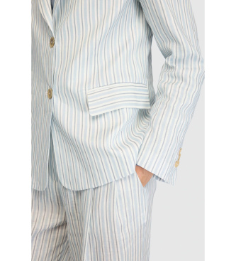 Semicouture Kitty ljusbl� linnejacka