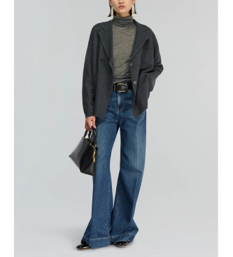 Semicouture Strickjacke Graciana anthrazit