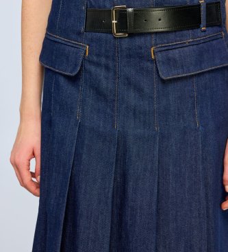 Semicouture Gonna Carla blu