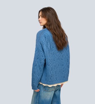 Semicouture Blondie bleu en jersey