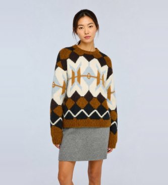 Semicouture Jersey Sherley marron