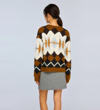 Semicouture Jersey Sherley marron