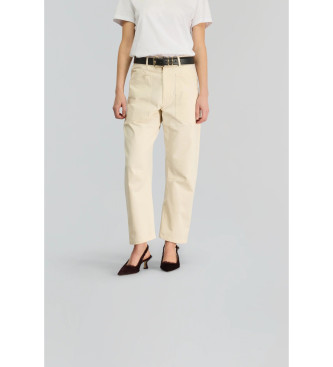 Semicouture Calas bege Querida