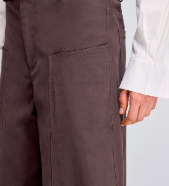 Semicouture Pantalone Giselle marrone