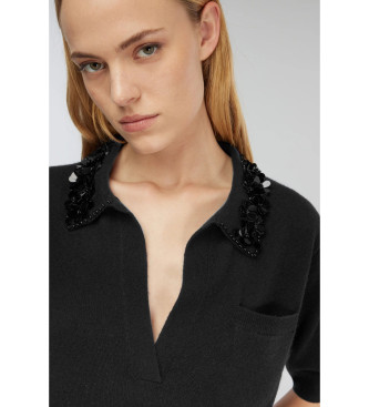 Semicouture Polo Giulia schwarz