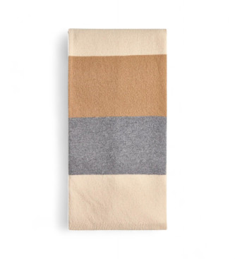 Semicouture Foulard Linnet beige, gris