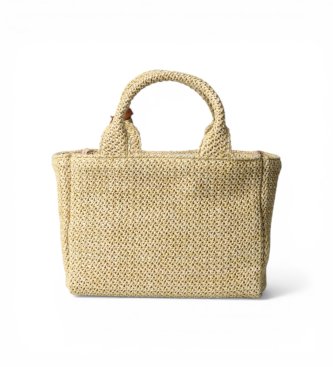 Semicouture Beżowa torba shopper Arama