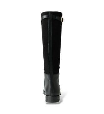 Semicouture Bottes en cuir Marilena noir