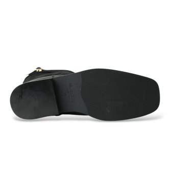 Semicouture Bottes en cuir Marilena noir