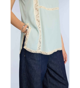 Semicouture Top Winter verde