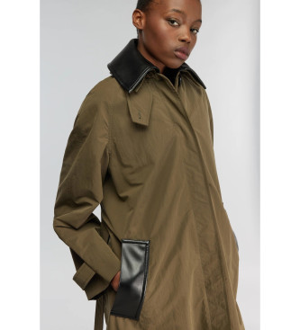 Semicouture Trench Alba groen