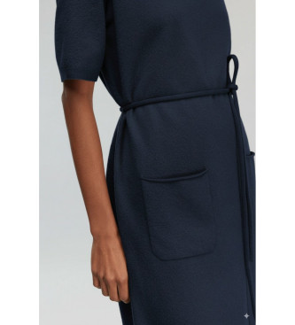 Semicouture Marika-kjole marinebl