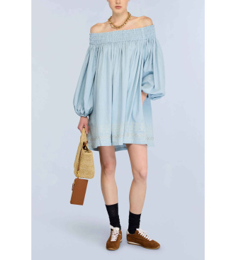 Semicouture Sophie dress blue