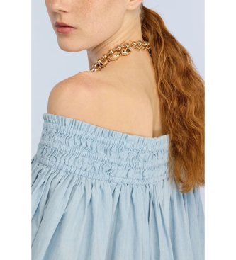 Semicouture Sophie dress blue