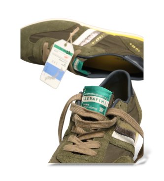 Serafini Chaussures en daim RM60 vert