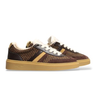 Serafini Zapatillas de ante Court marrón
