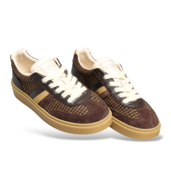 Serafini Zapatillas de ante Court marrón